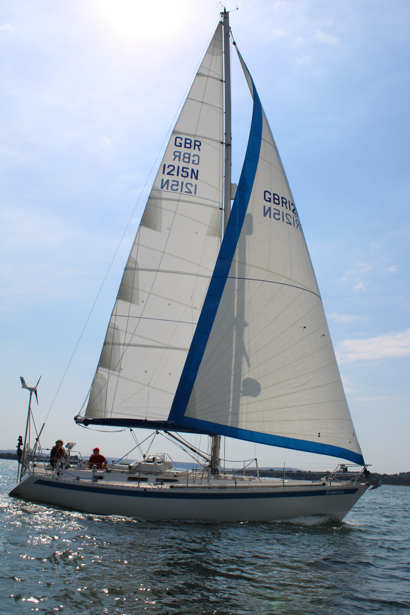 cruising yacht sails