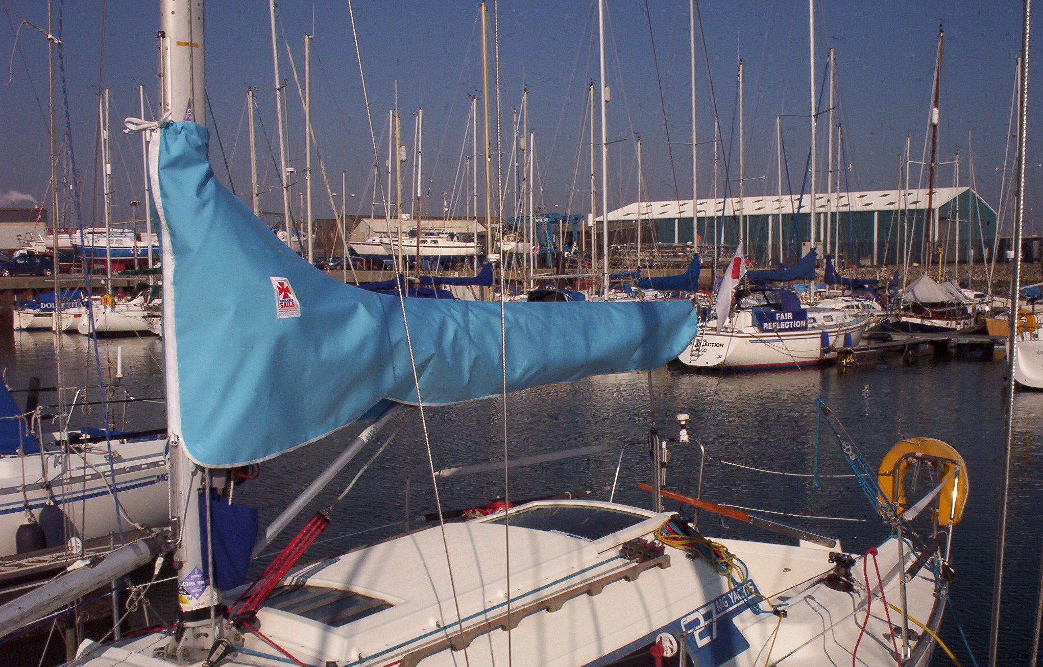 sailboat mainsail cover